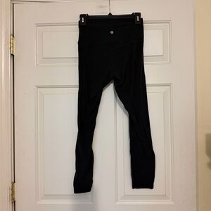 Lululemon Solid Black Leggings Size 6